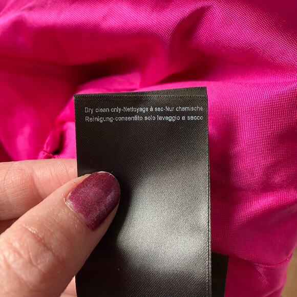 NWT Dundas Pink Sequin Mini Dress Lace Hem 40 - Picture 11 of 13